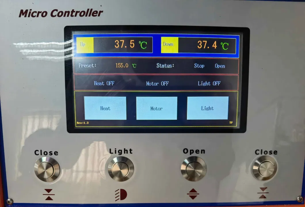 Computer Servo System Rubber Testing Machine No Rotor Vulkameter Rheometer Electric Rubber Vulcanizing Press Machine (GW-220)