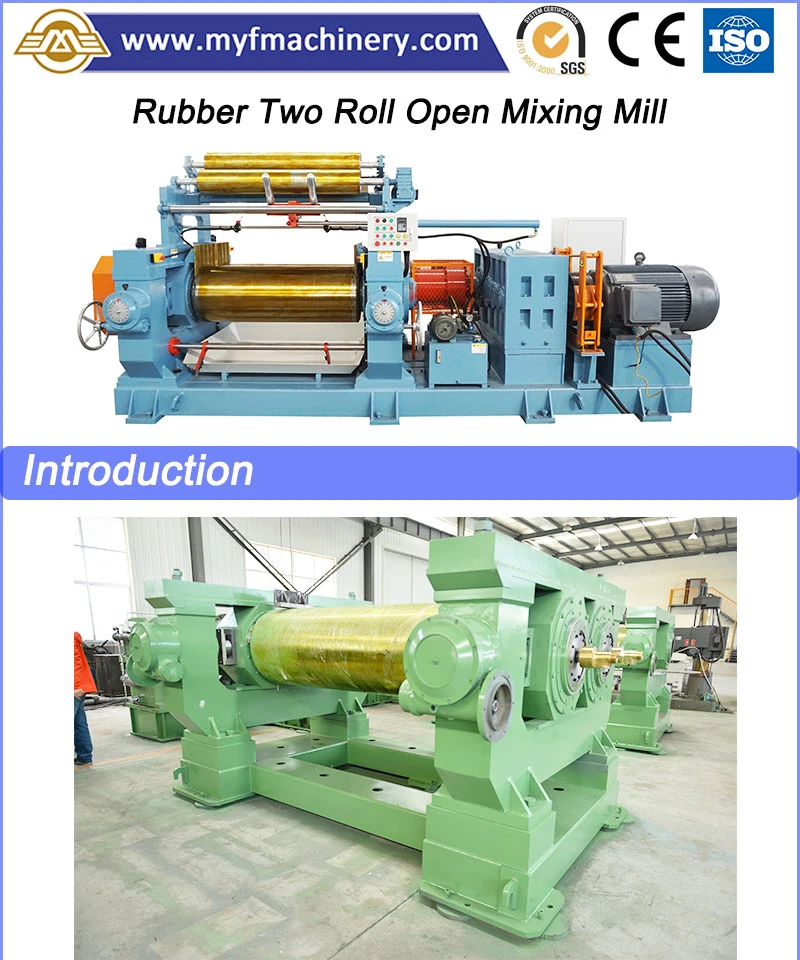 Hardened Reducer Rubber Open Mixing Mill Machine for Calender Line