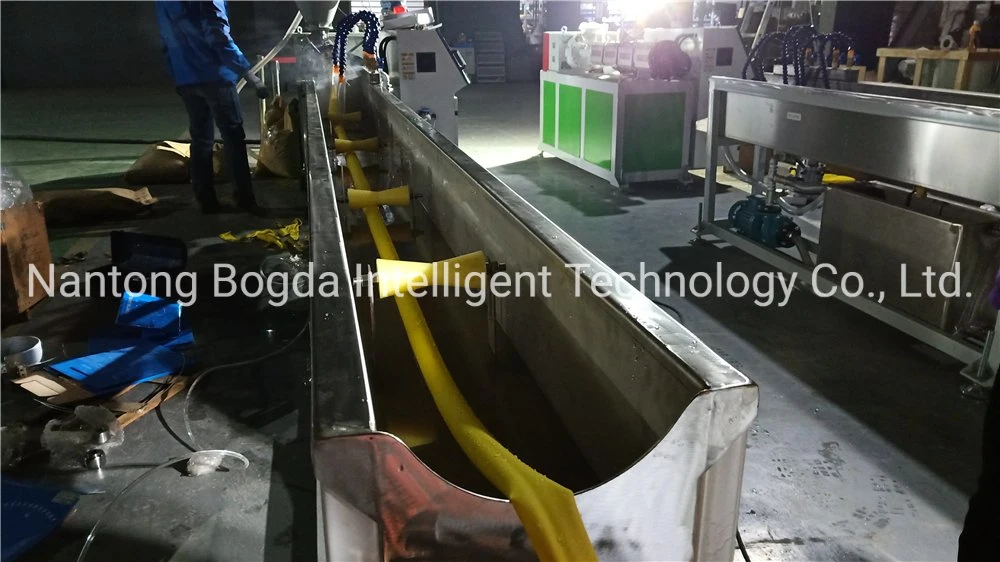 Bogda Simulated Artificial Rubber Bands Extruder Machine Making Machinery Round TPE TPR TPU Elastic Band Manufacturing Machine for Money