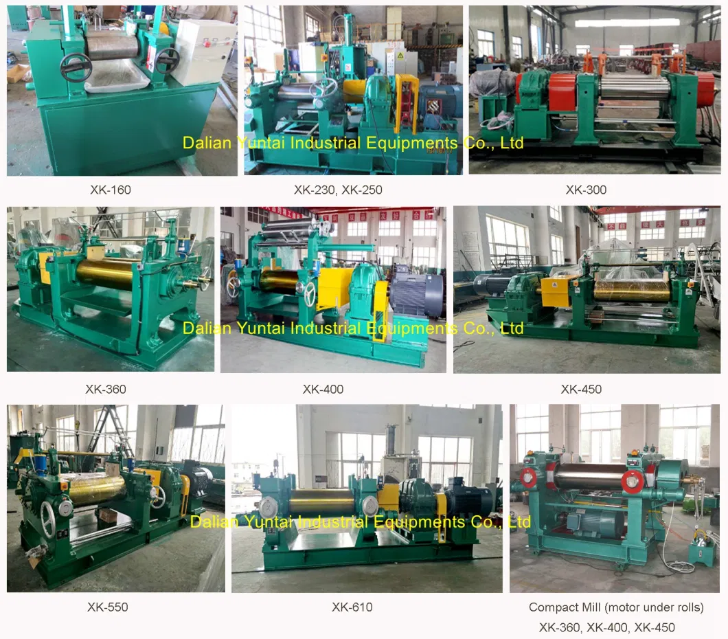 18 Inches Bearing Rubber Two Roll Open Mixing Mill