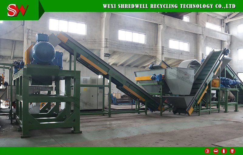 Full Automatic Waste Tire Recycling Machine for Scrap Tyres Grinding Rubber Powder Produce System