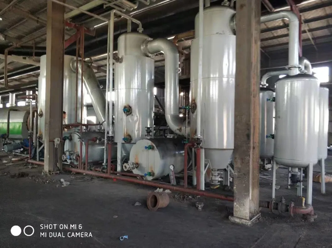 Scrap Tyre Waste Rubber Continuous Pyrolysis Recycling Machine 50tpd