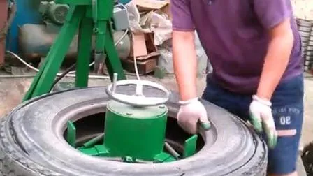 Tire Strip Cutter / Waste Tire Recycling Rubber Cutting Machine