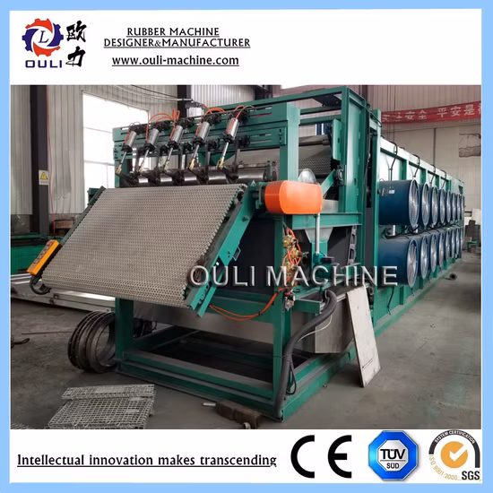 Batch off Cooler Line, Automatic Rubber Sheet Cooling Machine, Rubber Slab Cooling Unit